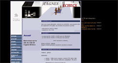 Desktop Screenshot of cagnes-echecs.com